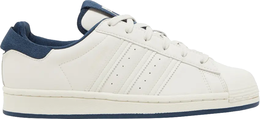  Adidas Superstar J &#039;Chalk White Crew Navy&#039;