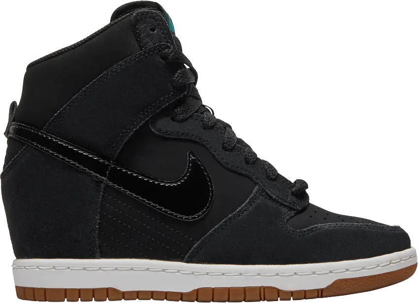  Nike Dunk Sky Hi Black Gum (Women&#039;s)