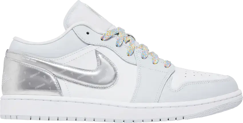  Jordan 1 Low SE Tear Away Silver