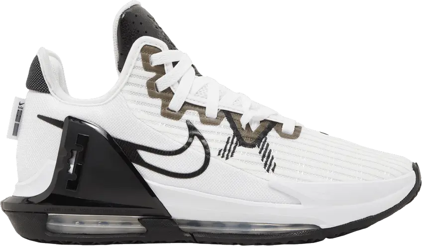  Nike LeBron Witness 6 TB &#039;White Black&#039;