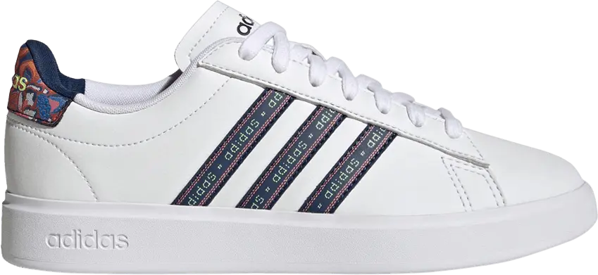  Adidas Wmns Grand Court 2.0 &#039;White Mystery Blue&#039;