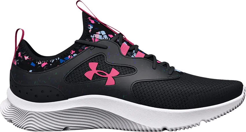  Under Armour Infinity 2.0 Printed GS &#039;Black Pink Punk&#039;