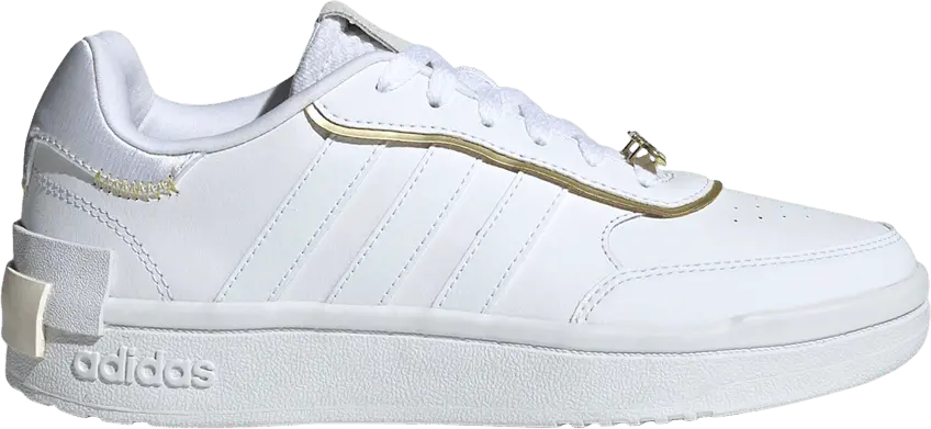  Adidas Wmns Postmove SE &#039;White Gold Metallic&#039;