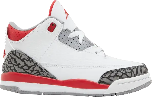  Jordan 3 Retro Fire Red (2022) (TD)