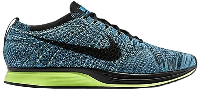  Nike Flyknit Racer Blue Gecko