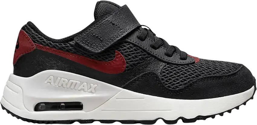  Nike Air Max SYSTM PS &#039;Black Team Red&#039;