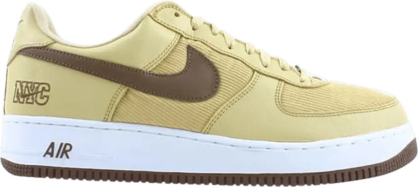  Nike Air Force 1 Low NYC Corduroy Gold Dust