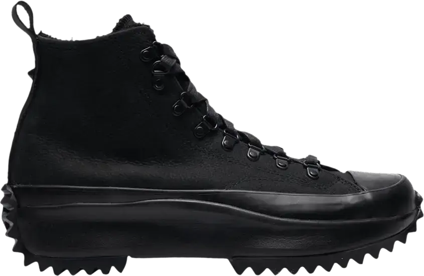  Converse Run Star Hike High &#039;Triple Black Sherpa&#039;