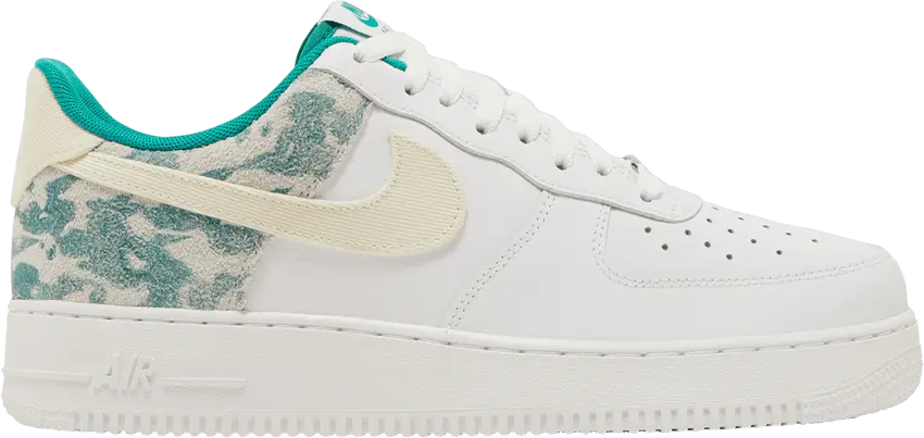  Nike Air Force 1 Low &#039;07 LV8 Neptune Green Camo