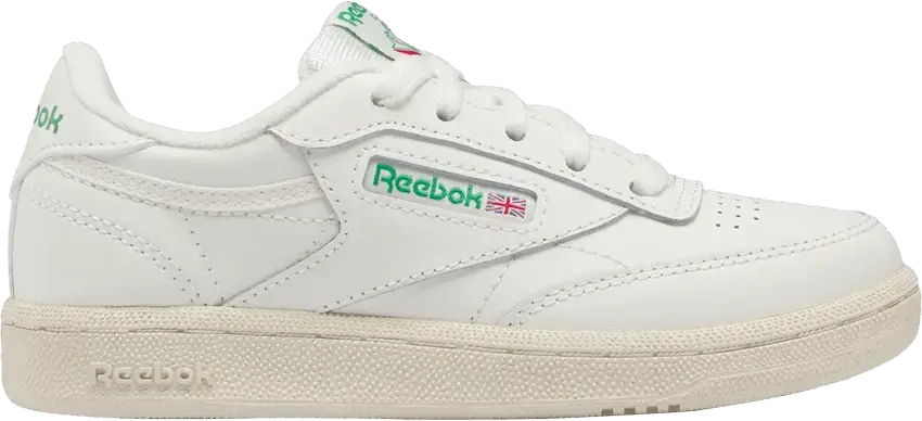  Reebok Club C Little Kid &#039;Chalk Glen Green&#039;