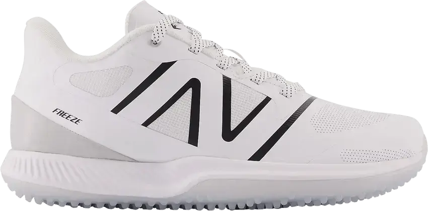  New Balance FreezeLX v4 Turf 2E Wide &#039;White Black&#039;