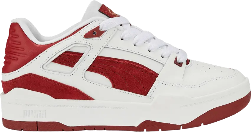  Puma Slipstream Suede FS Big Kid &#039;White Intense Red&#039;