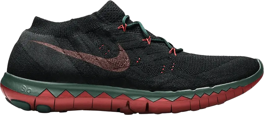  Nike Free 3.0 Flyknit Gyakusou Black Green Red