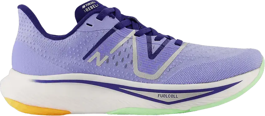  New Balance Wmns FuelCell Rebel v3 Wide &#039;Vibrant Violet&#039;