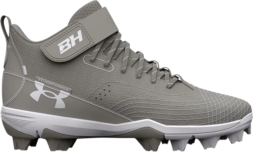  Under Armour Harper 7 Mid RM GS &#039;Grey White&#039;