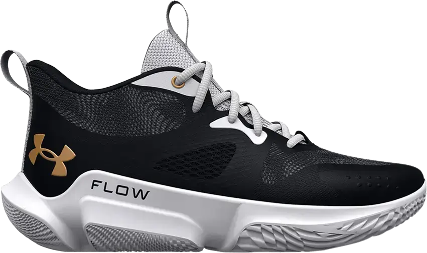  Under Armour Wmns Flow Breakthru 3 &#039;Black White Gold&#039;