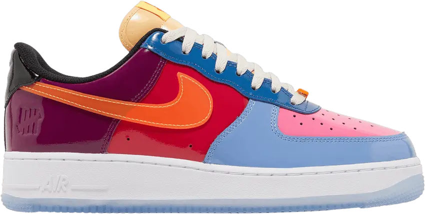  Nike Air Force 1 Low SP Undefeated Multi-Patent Total Orange
