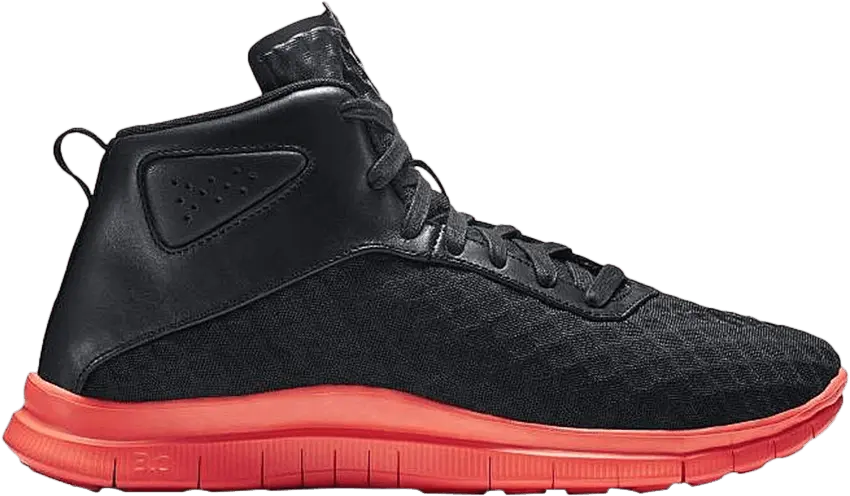  Nike Free Hypervenom Mid Black Hot Lava