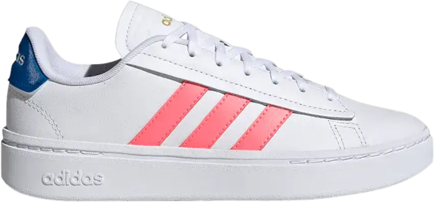  Adidas Wmns Grand Court Alpha &#039;White Acid Red&#039;