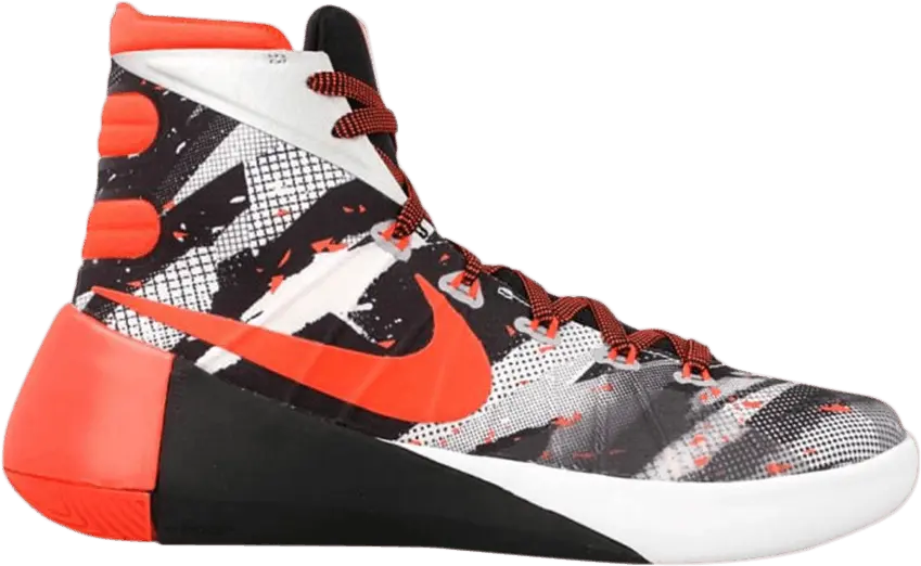  Nike Hyperdunk 2015 White Bright Crimson Black