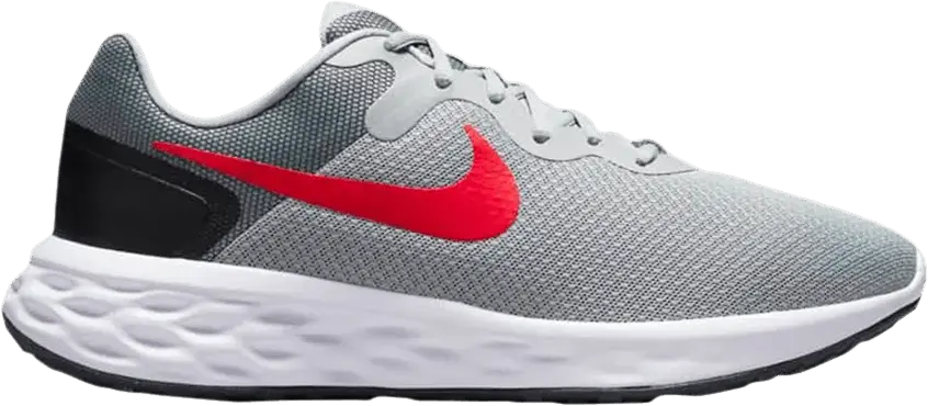  Nike Revolution 6 &#039;Light Smoke Grey Siren Red&#039;&#039;