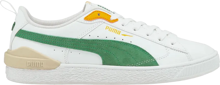  Puma Suede Bloc &#039;White Amazon Green&#039;