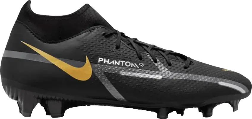  Nike Phantom GT2 Academy DF MG &#039;Black Metallic Gold&#039;