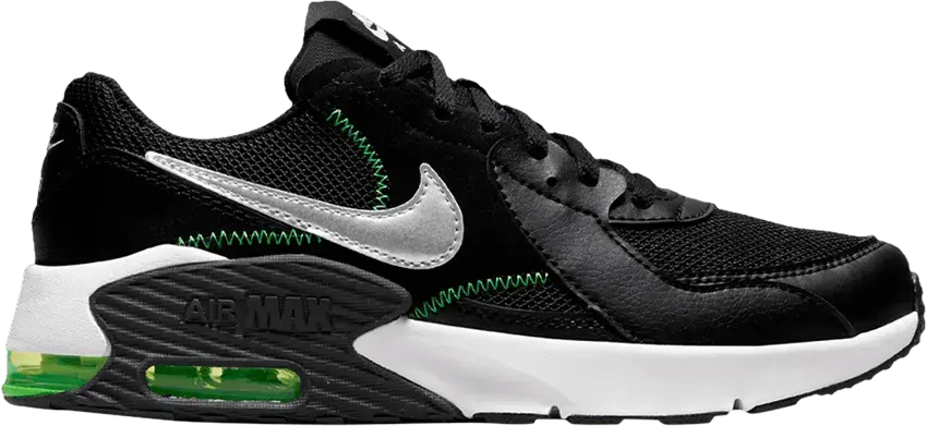  Nike Air Max Excee GS &#039;Black Green Strike&#039;