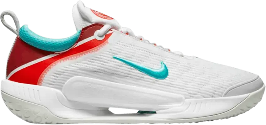 NikeCourt Zoom NXT &#039;White Habanero Red Washed Teal&#039;