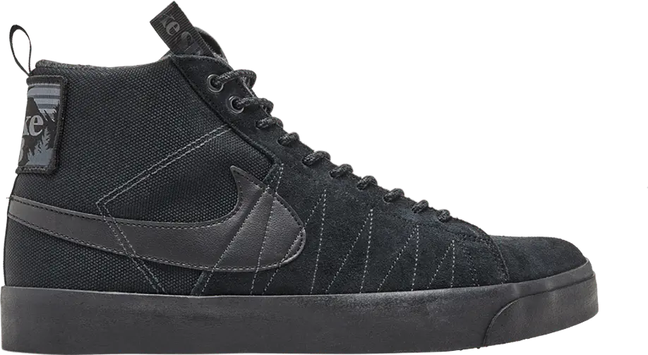  Nike SB Zoom Blazer Mid Acclimate Pack Triple Black