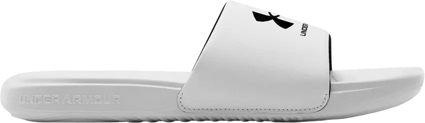  Under Armour Ansa Fixed Slide &#039;White Black&#039;