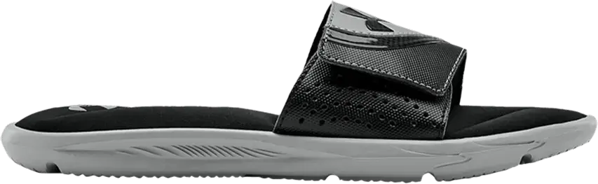  Under Armour Ignite 6 Slide GS &#039;Steel Black&#039;