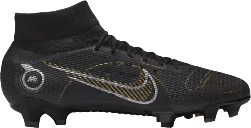  Nike Mercurial Superfly 8 Pro FG &#039;Black Metallic Gold&#039;