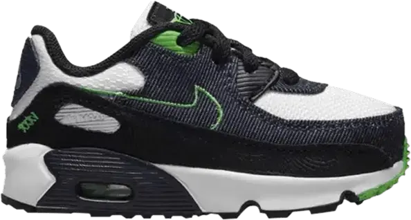  Nike Air Max 90 Leather SE TD &#039;Black Scream Green&#039;