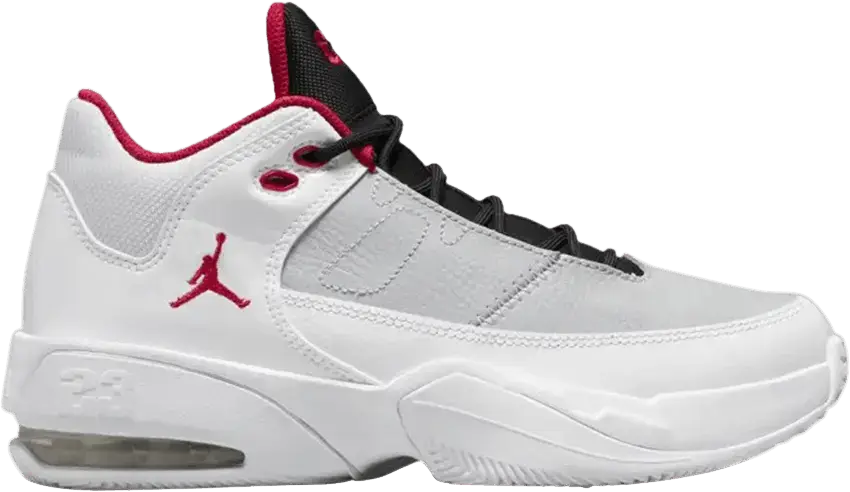  Jordan Max Aura 3 White University Red (GS)