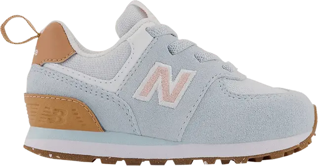  New Balance 574 Toddler Wide &#039;Morning Fog Gum&#039;