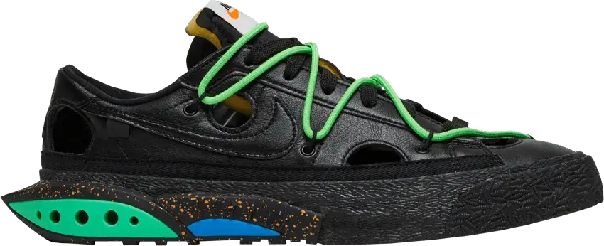  Nike Blazer Low Off-White Black Electro Green