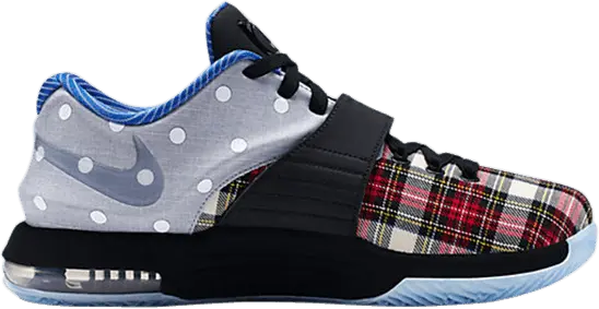  Nike KD 7 EXT Plaid &amp; Polka Dot