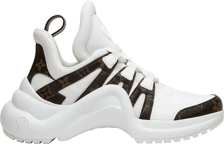  Louis Vuitton Wmns  Archlight Sneaker &#039;White Brown&#039;