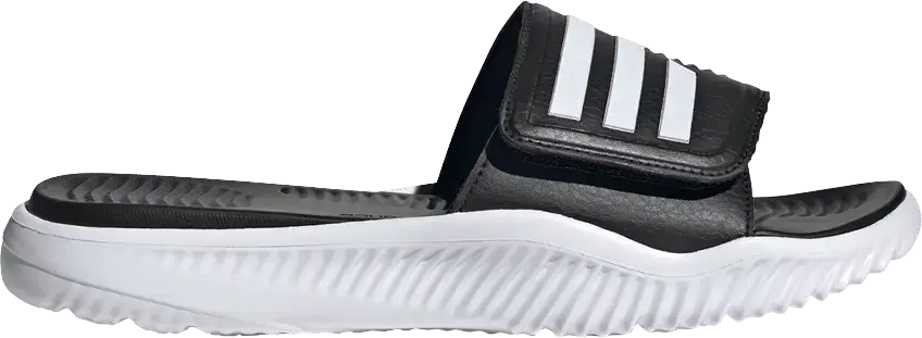 Adidas Alphabounce Slide &#039;Black White&#039;