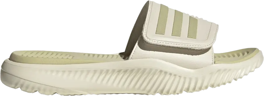 Adidas Alphabounce Slide &#039;Wonder White Sandy Beige Metallic&#039;