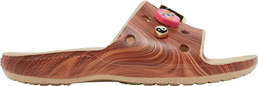  Crocs Classic Slide SZA Wood Grain