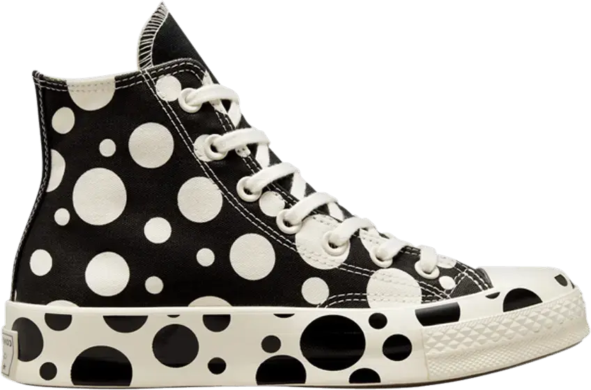  Converse Wmns Chuck 70 High &#039;Polka Dots - Black&#039;