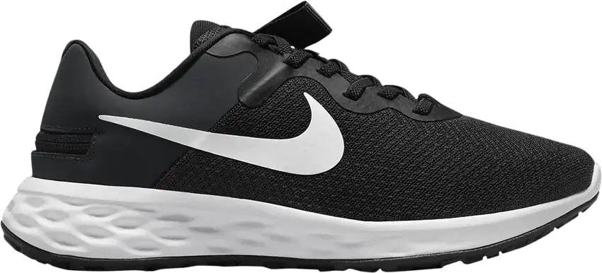  Nike Wmns Revolution 6 FlyEase Next Nature &#039;Black Dark Smoke Grey&#039;