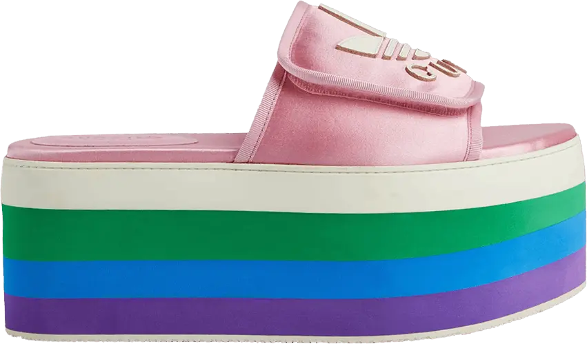  Adidas x Gucci Wmns Platform Sandal &#039;Pink Silk&#039;