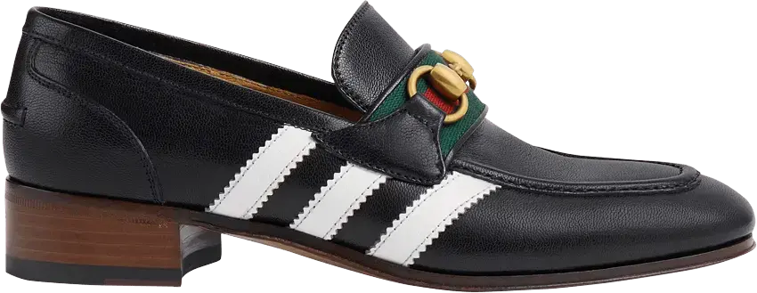  Adidas x Gucci Wmns Loafer &#039;Black Leather&#039;