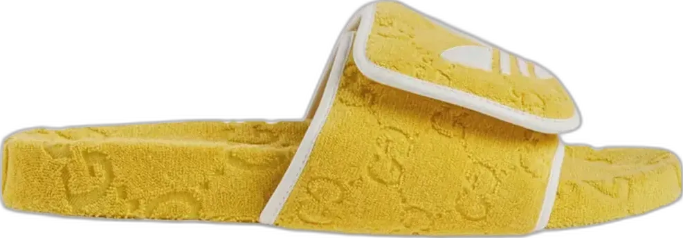  adidas x Gucci GG Platform Sandal Yellow