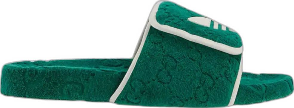  adidas x Gucci GG Platform Sandal Green
