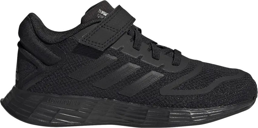  Adidas Duramo 10 Elastic Lace J &#039;Triple Black&#039;