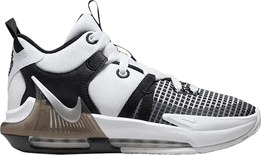  Nike LeBron Witness 7 White Black (GS)